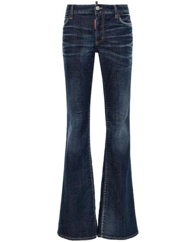 DSquared² Dunkelblaue flare jeans