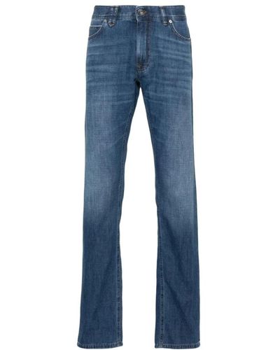 Brioni Slim-Fit Jeans - Blue