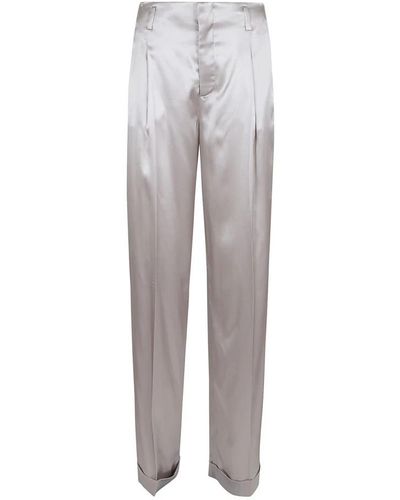 Ralph Lauren Straight Trousers - Grey