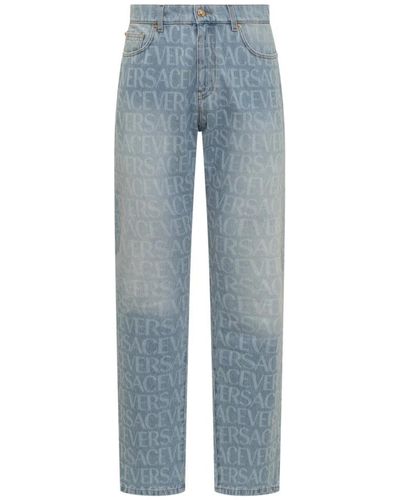 Versace Slim-fit jeans - Blau