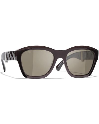 Chanel Ikonoische sonnenbrille - spezialangebot - Braun