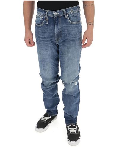 R13 Straight Jeans - Blau