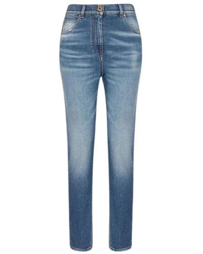 Balmain Jeans > skinny jeans - Bleu