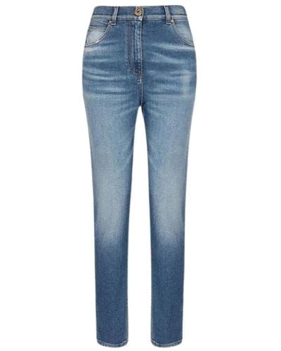 Balmain Slim fit denim jeans - Blu