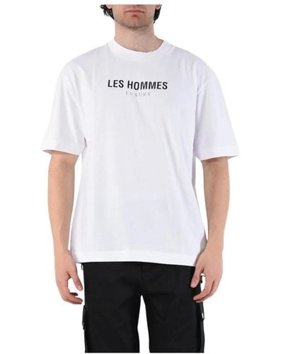 Les Hommes T-Shirts - White