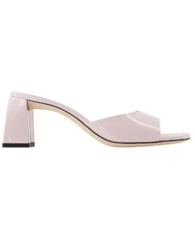BY FAR Shoes > heels > heeled mules - Rose