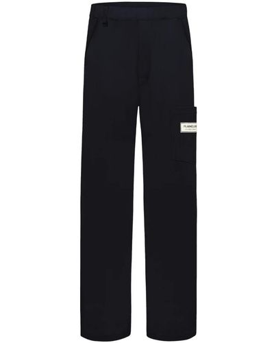 FLANEUR HOMME Trousers > wide trousers - Noir