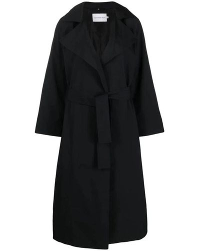 Calvin Klein Trench coats - Negro