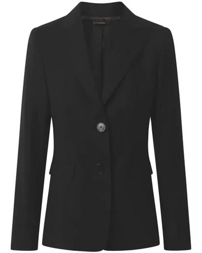 Windsor. Elegante blazer de lana - Negro