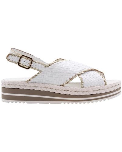 Pons Quintana Shoes > sandals > flat sandals - Blanc