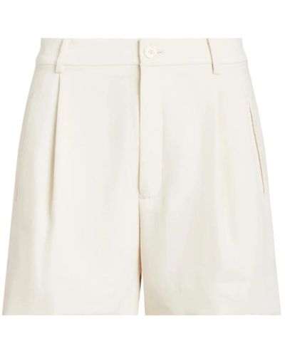 Ralph Lauren Stilvolle weiße Sommer-Shorts