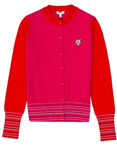 KENZO Cardigans - Red