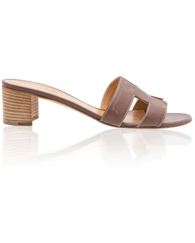 Sandales à talons Hermès pour femme | Réductions en ligne jusqu'à 39 % |  Lyst