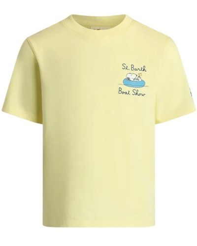 Saint Barth Tops > t-shirts - Jaune