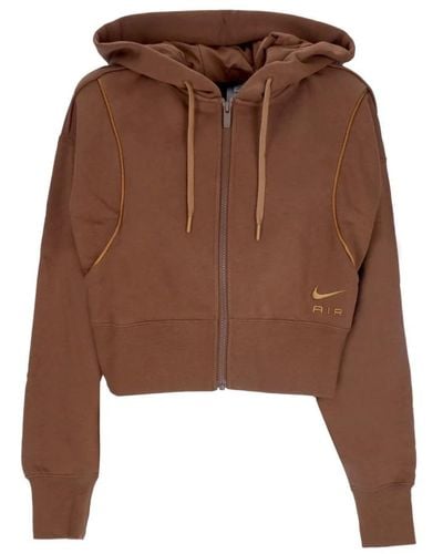 Nike Air fleece full-zip hoodie - Braun