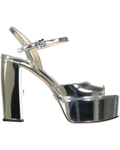 Prada High Heel Sandals - Metallic