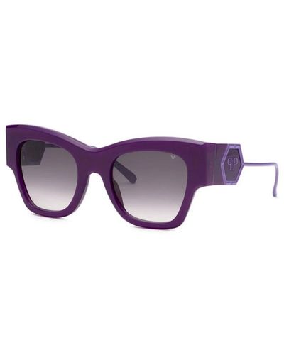 Philipp Plein Opal violet sonnenbrille mit smoke gradient gläsern - Lila