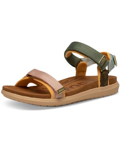 Woden Komfort sandale mit natürlicher weicher technologie - Braun
