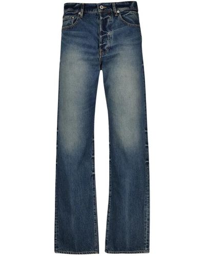 KENZO Vintage bing straight leg jeans - Blau