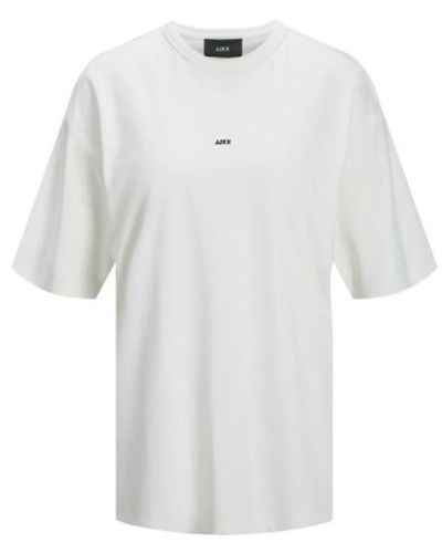 Jack & Jones Camiseta de algodón versátil para mujer - Blanco
