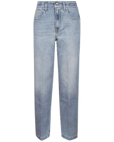 Hand Picked Medium high waist denim jeans - Azul