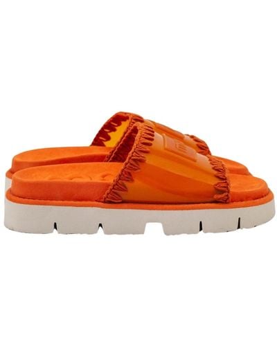 Mou Bio sandal pumpkin monoband - Orange