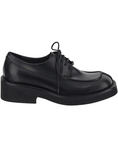 MM6 by Maison Martin Margiela Shoes > flats > business shoes - Noir