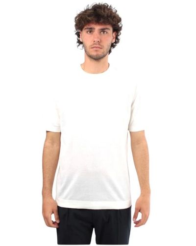 Bellwood Magliette bianca con scollo a giro - Bianco