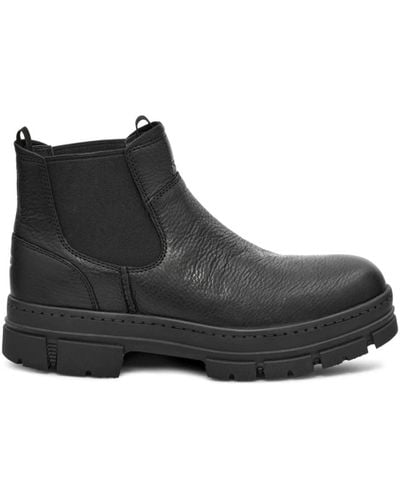 UGG ® Skyview Chelsea Leather Boots|dress Shoes - Black