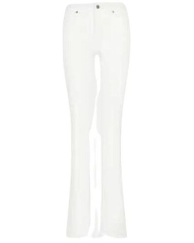 Armani Exchange Trousers > slim-fit trousers - Blanc