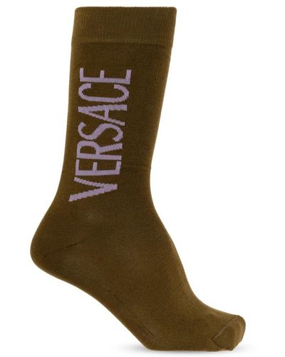 Versace Socken mit logo - Grün