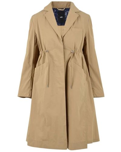 Add Belted Coats - Natural
