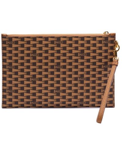 Bally Clutches - Brown