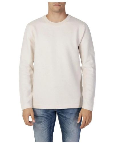 SELECTED Round-Neck Knitwear - White