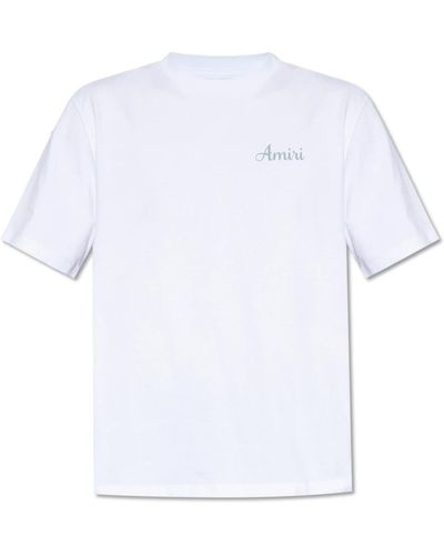 Amiri T-shirt mit logo - Weiß