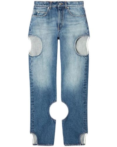 Off-White c/o Virgil Abloh Loose-fit jeans - Blau