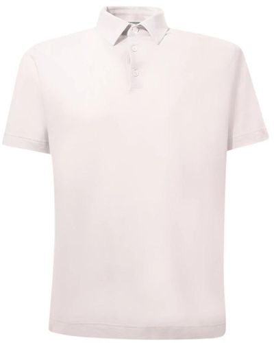 Zanone Polo shirts - Pink