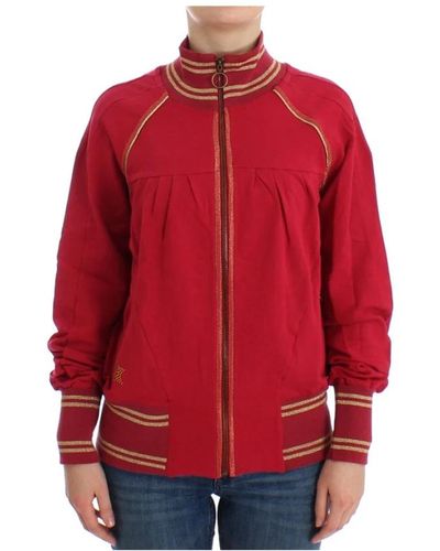 John Galliano Cardigan maglione rosa - Rosso