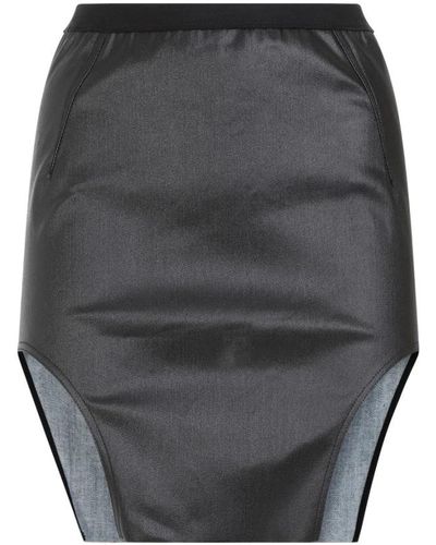 Rick Owens Short Skirts - Grey