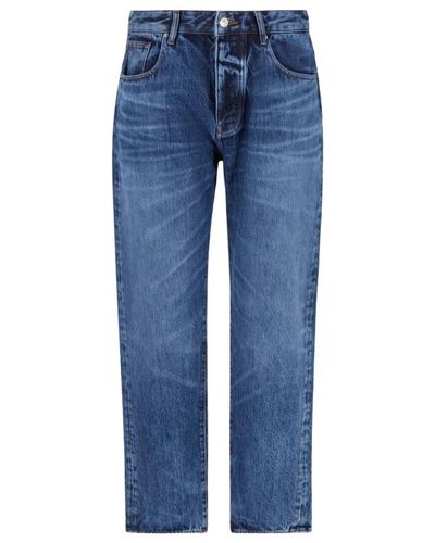 Armani Exchange Loose tapered denim jeans - Blau