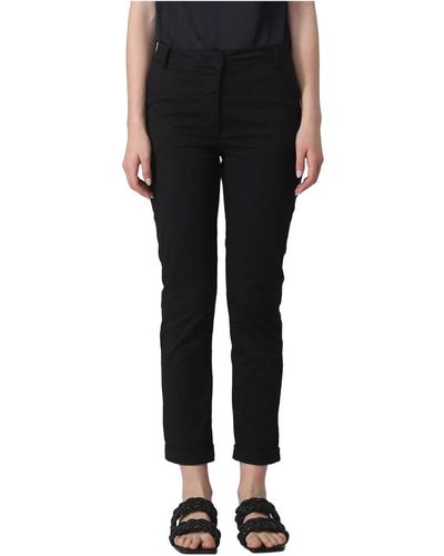 Manila Grace Leather trousers - Negro