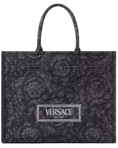 Versace Tote Bags - Black