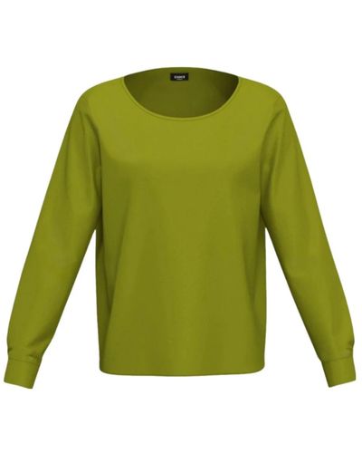 Emme Di Marella Blusa y camisas - composición: 69% acetato 31% seda - Verde