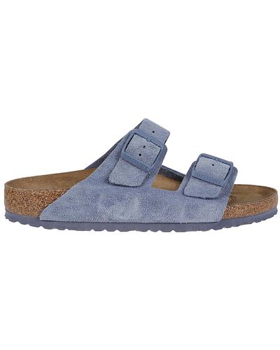 Birkenstock Shoes > flip flops & sliders > sliders - Bleu