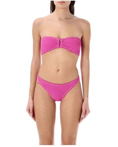 Reina Olga Peony strapless bikini set - Pink