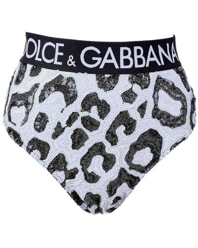 Dolce & Gabbana Pailletten unterhosen - Schwarz