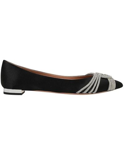 Aquazzura Zapatos de ballet gatsby negros