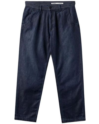 Gabba Blaue plissierte jeans kyoto k4461
