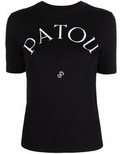 Patou Round-Neck Knitwear - Black