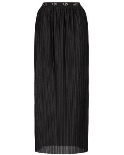 Armani Exchange Maxi Skirts - Black